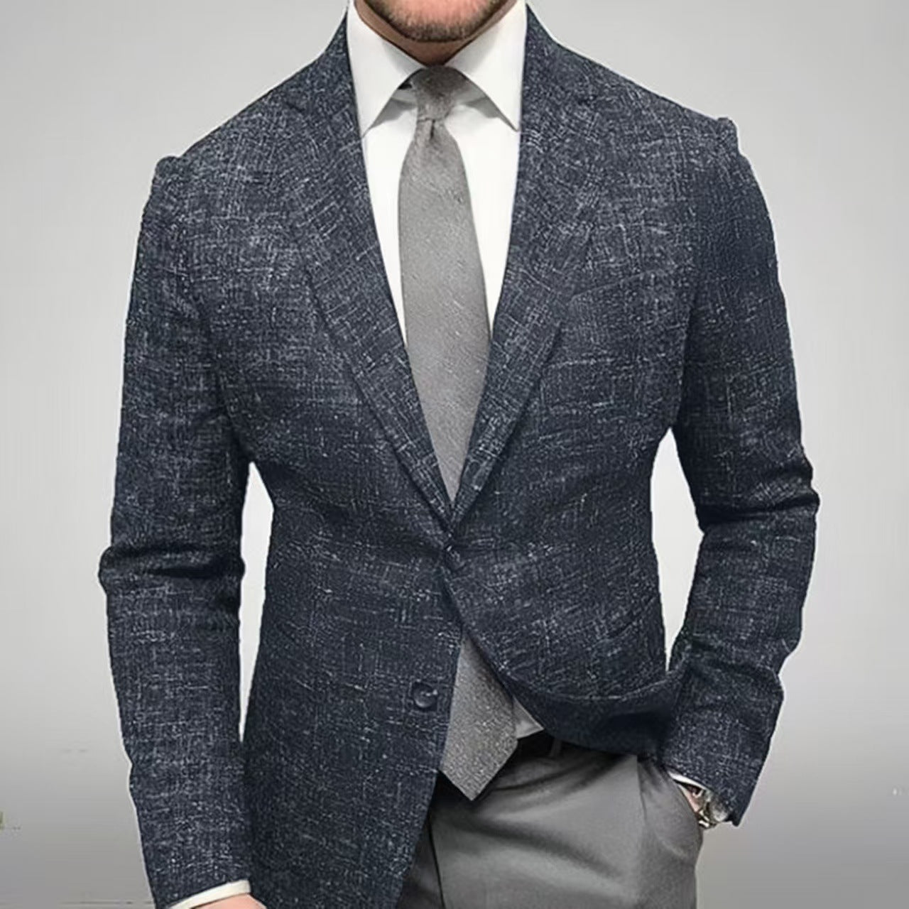 Herren stilvoller karierten Blazer Aliams
