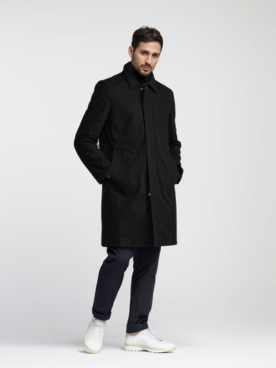 Herren zeitlos eleganter Mantel mit praktischen Taschen Aliams