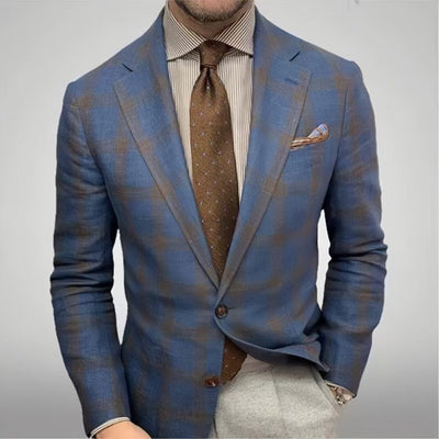 Herren stilvoller karierten Blazer Aliams