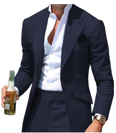 Stilvoller Zweiteiliger Hochzeitsgastanzug für Herren | Grün