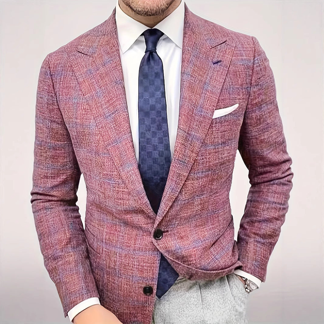 Herren stilvoller karierten Blazer Aliams