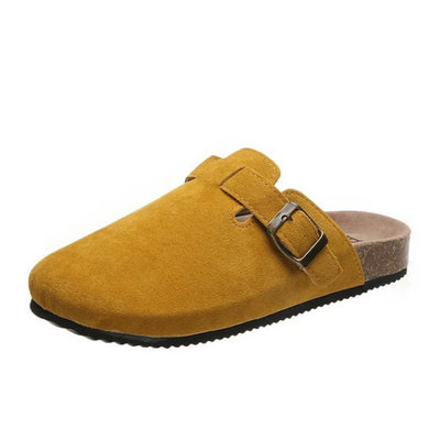 Unisex Klassisch Gürtel Detail Flache Clogs | Sommer