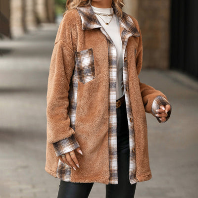 Jacke mit Karomuster für Damen