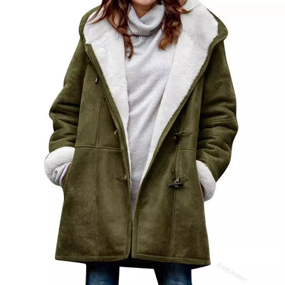 Kapuzen-Dufflecoat für Damen