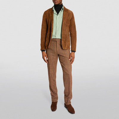 Herren modischer Wildlederblazer Aliams
