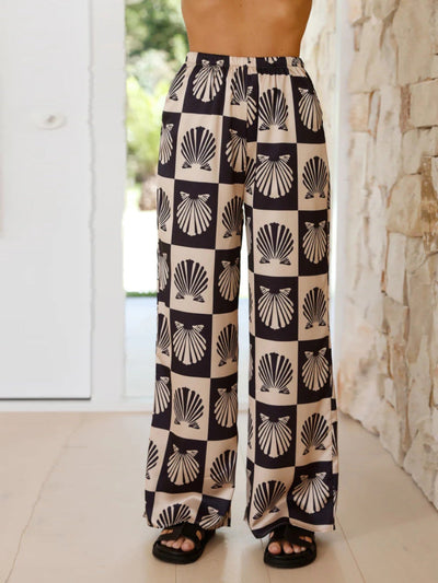 Wendelin | Schickes zweiteiliges bedrucktes Co-Ord Set