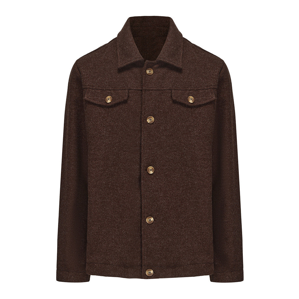 Herren modische Utility-Jacke mit strukturierten Details Aliams