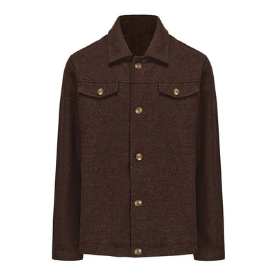 Herren modische Utility-Jacke mit strukturierten Details Aliams