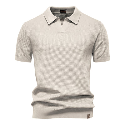 Holger – Strukturiertes Polo-Shirt