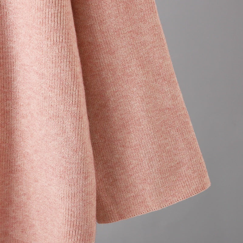 Knopfbesetztes Strickset für Damen