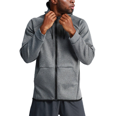 Herren Sportjacke mit Kapuze und praktischen Taschen Aliams