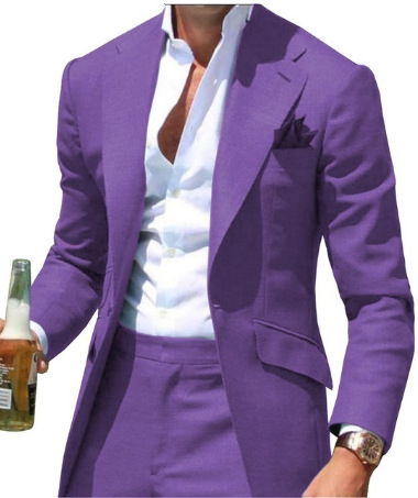 Stilvoller Zweiteiliger Hochzeitsgastanzug für Herren | Grün