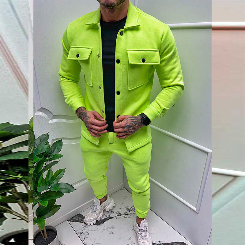 Herren stylischer Freizeitanzug mit praktischen Taschen und modernem Schnitt Aliams