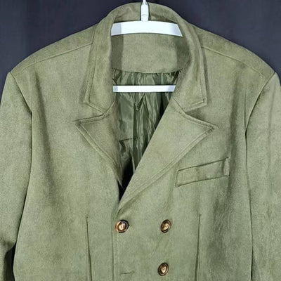 Herren modische Premium Wildlederjacke im Layering-Stil Aliams