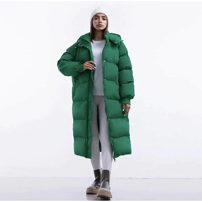 Steppjacke mit Kapuze Puffer Winterjacke