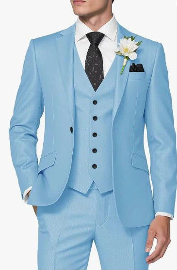 Dreiteiliger Hochzeitsgast Anzug für Herren | Sommer