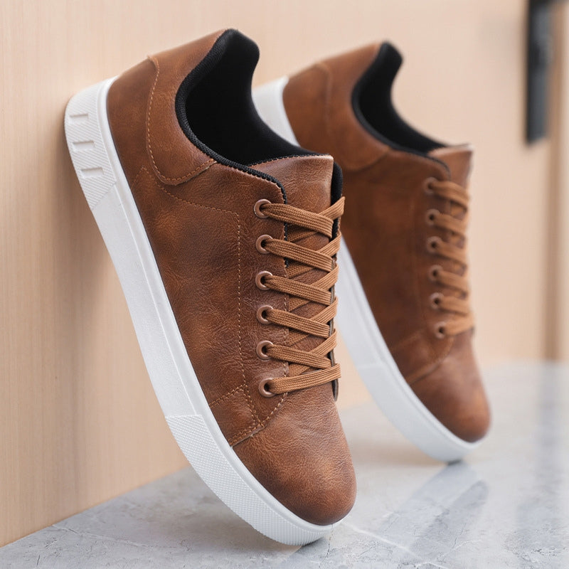 Herren leder turnschuhe
