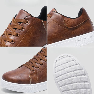 Herren leder turnschuhe