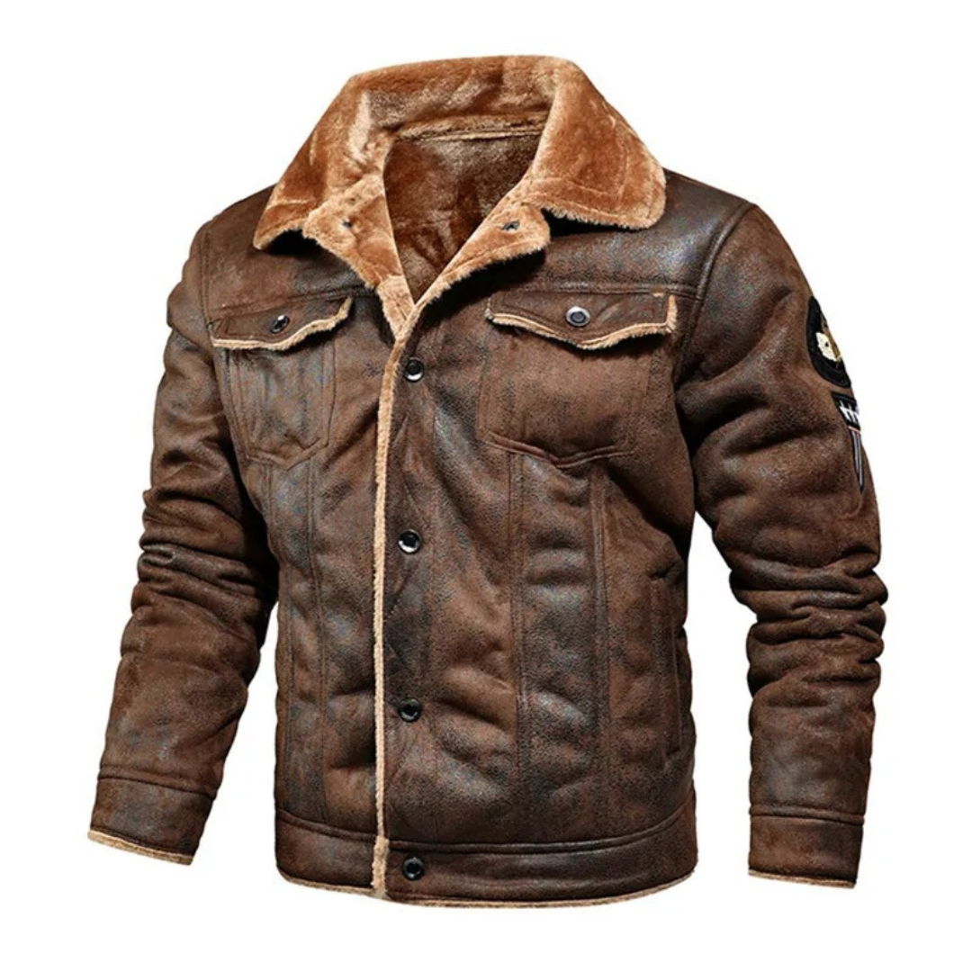 Aksel™ | Warme Lederjacke