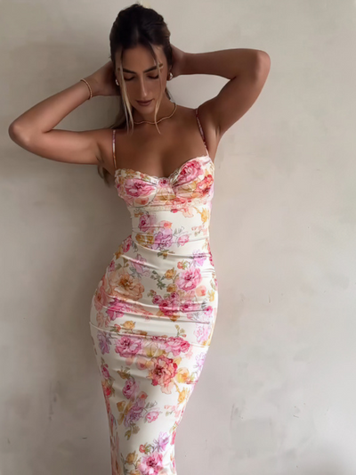 FLEUR DE MINUIT MAXIKLEID