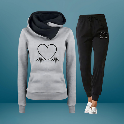 MIRAVO | Cozy Ensemble mit Herz-Design