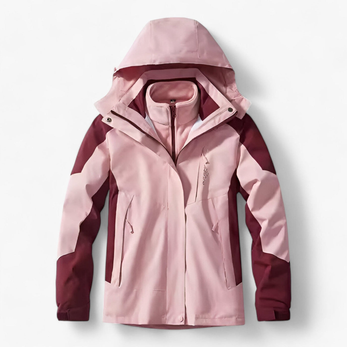 Outdoor-Jacke – mit Kapuze – mit Fleece gefüttert – wasserdichte Jacke – Herrenjacke