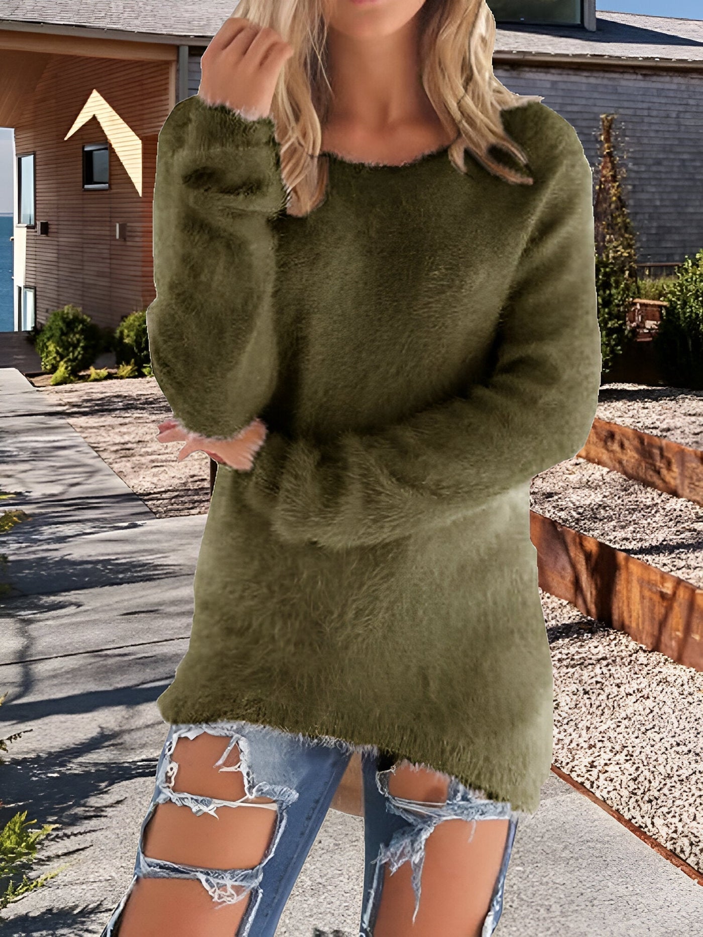 Gestrickter Vintage-Pullover für Damen | Ideal für alle Jahreszeiten