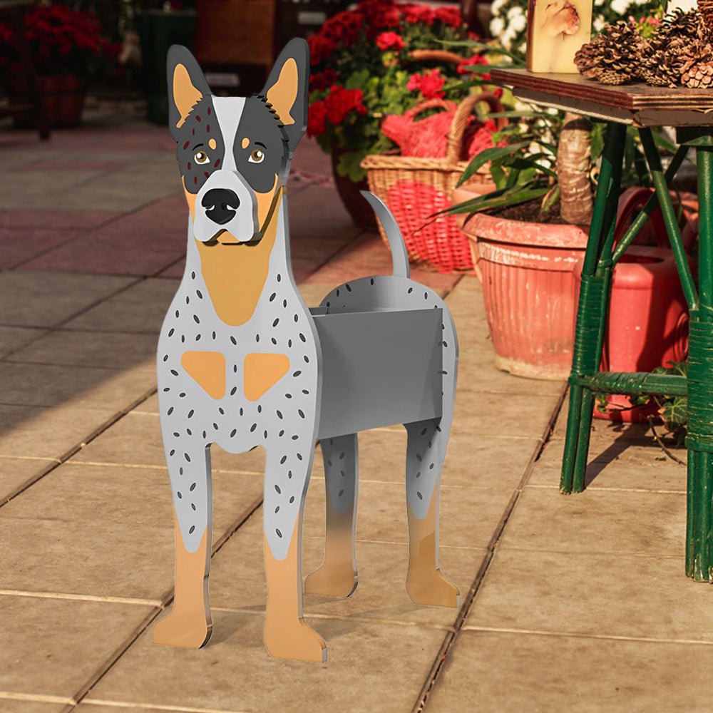 Australian Cattle Dog Flower Pot