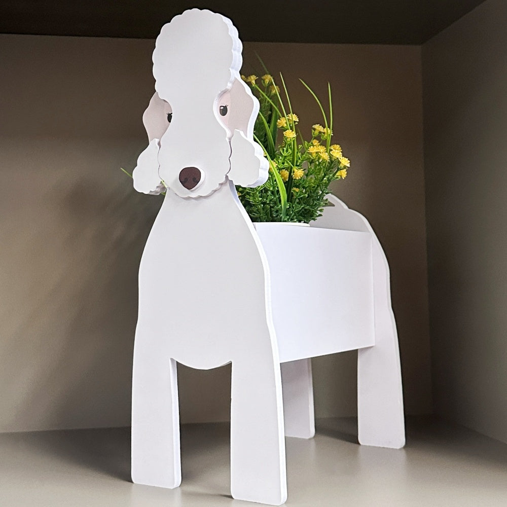 Bedlington Terrier Pflanzgefäß