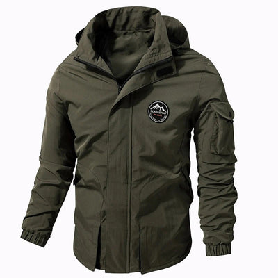 Parka-Jacke – wind- und wasserdichte Outdoor-Jacke mit Kapuze für Herren