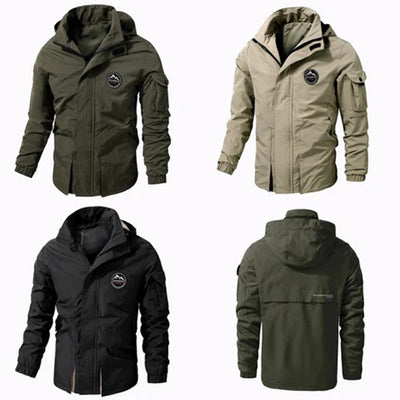Parka-Jacke – wind- und wasserdichte Outdoor-Jacke mit Kapuze für Herren