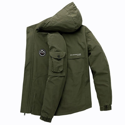 Parka-Jacke – wind- und wasserdichte Outdoor-Jacke mit Kapuze für Herren