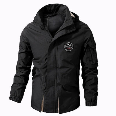 Parka-Jacke – wind- und wasserdichte Outdoor-Jacke mit Kapuze für Herren