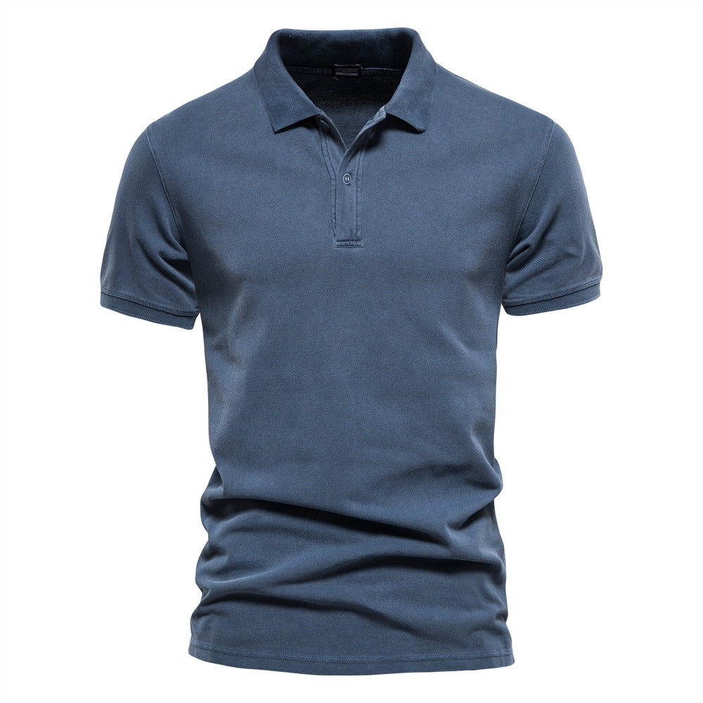 Polo-T-Shirt | Lässig | Halbknopf | Herrenhemden | Polohemden