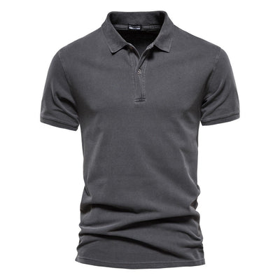 Polo-T-Shirt | Lässig | Halbknopf | Herrenhemden | Polohemden