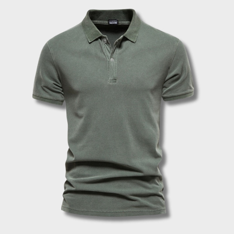 Polo-T-Shirt | Lässig | Halbknopf | Herrenhemden | Polohemden