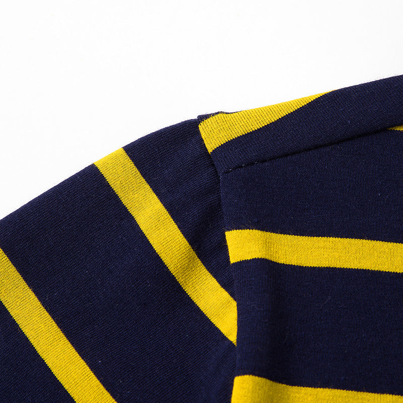 Polohemd - Gestreift - Umlegekragen - Button-Up Polo - Herrenhemden