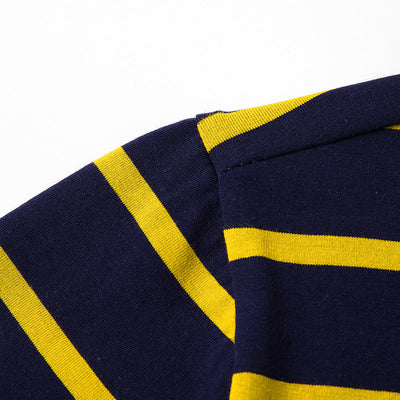 Polohemd - Gestreift - Umlegekragen - Button-Up Polo - Herrenhemden