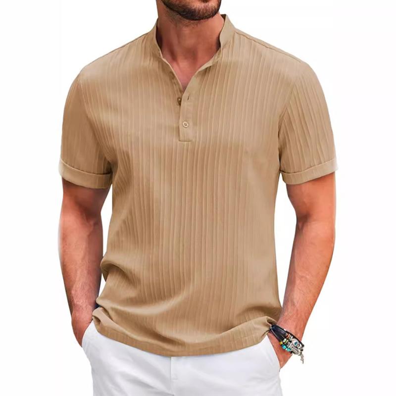 Polohemd - Kurzarm - Button-Up - Polo T-Shirt - Herrenbekleidung