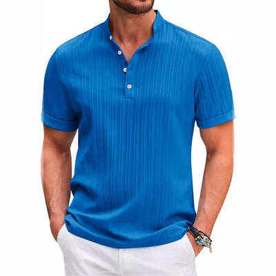 Polohemd - Kurzarm - Button-Up - Polo T-Shirt - Herrenbekleidung