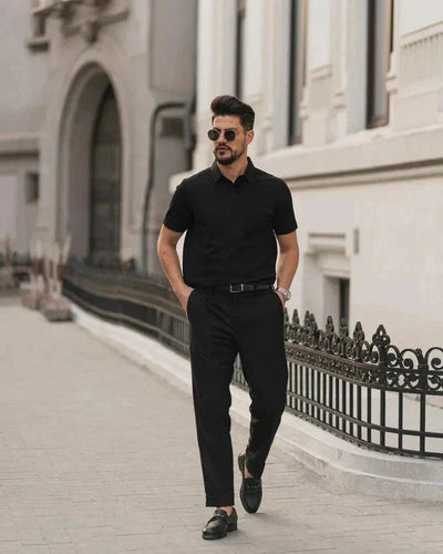 Polohemd – atmungsaktives Kurzarm-Polohemd mit Knöpfen für Herren