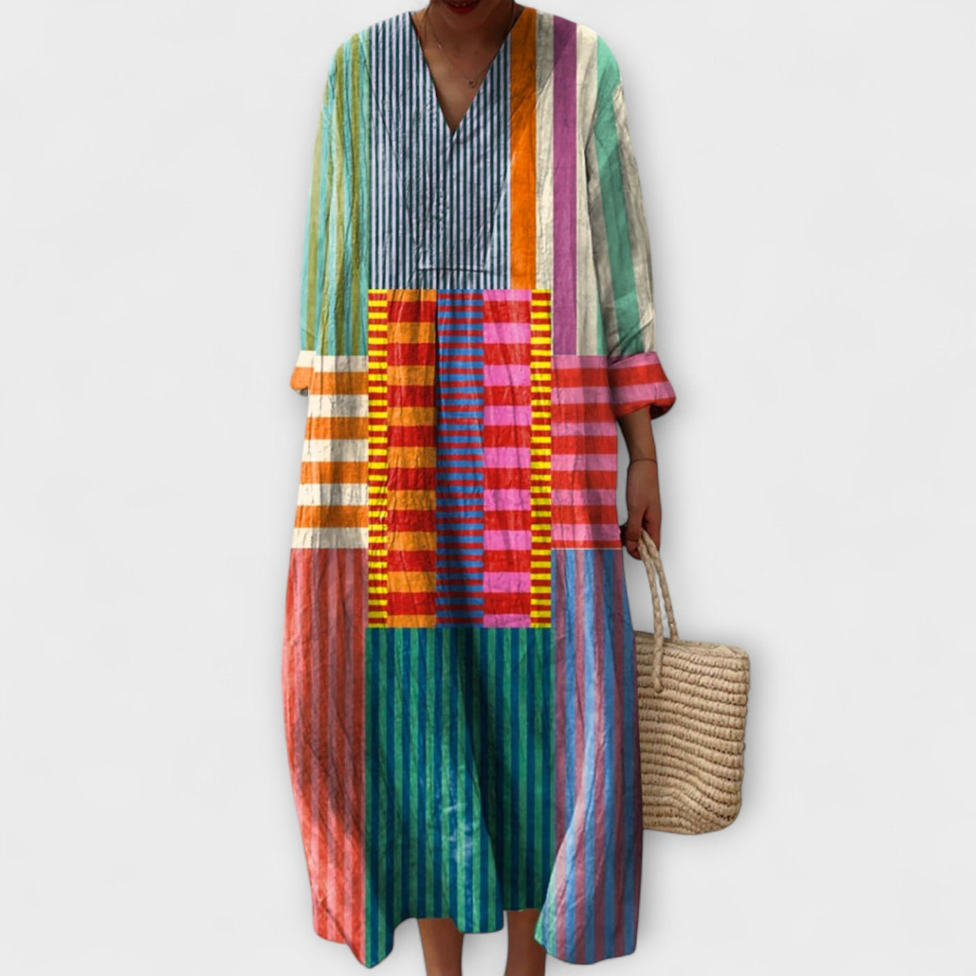 Lia - Elegantes Kleid mit geometrischem Design