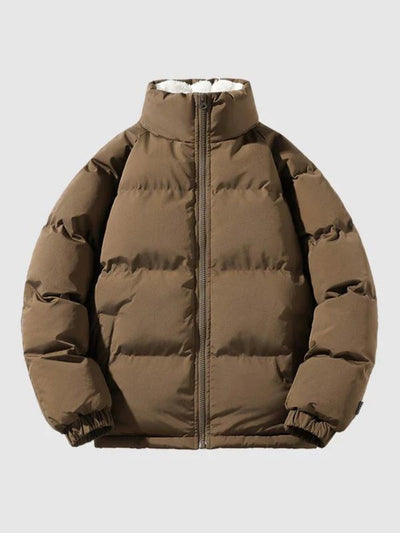 Pufferjacke | Fleece gefüttert | warm | wattierte Jacke | Herren Winterjacke