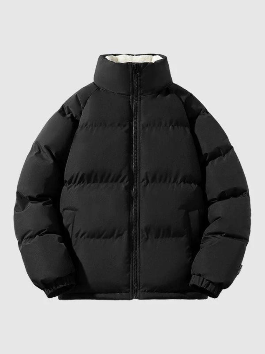 Pufferjacke | Fleece gefüttert | warm | wattierte Jacke | Herren Winterjacke