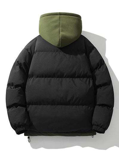 Pufferjacke | Kapuze | dick | wattierte Jacke | Wintermäntel Männer