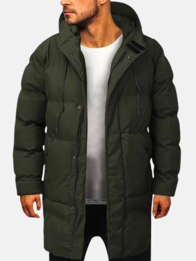 Pufferjacke – warm – mit Kapuze – Winterparka – Winterjacke für Männer
