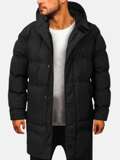 Pufferjacke – warm – mit Kapuze – Winterparka – Winterjacke für Männer