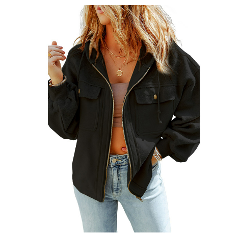 Stilvolle Jacke mit Kapuze