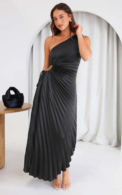 Mayfair™ | Rochelle - Schwarzes Maxi-Kleid