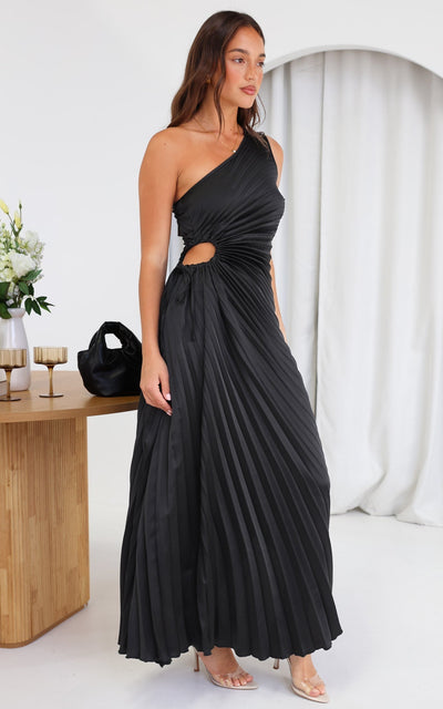 Mayfair™ | Rochelle - Schwarzes Maxi-Kleid